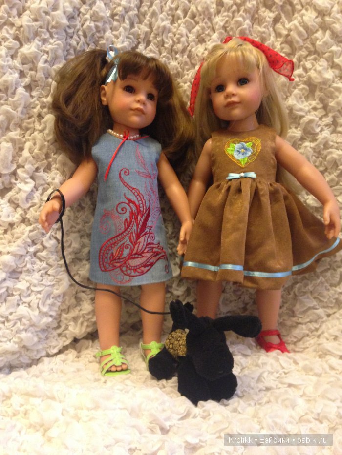 Новые платьица для любимых куколок Gotz (фото 2)