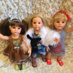 Новые платьица для любимых куколок Gotz