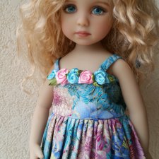 Little Darling #4 - девочка с красивыми бирюзовыми глазами от Магали Доусон