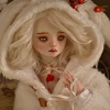 На этот раз - Зайка. Шарнирная фарфоровая кукла