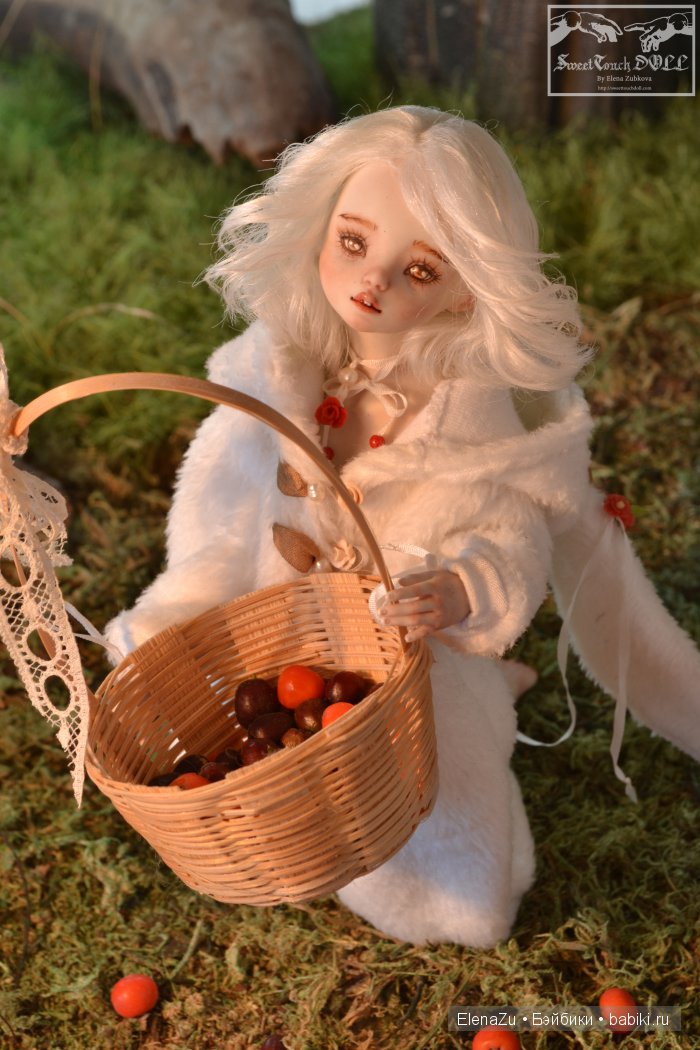 Осеннее настроение. Авторская шарнирная кукла (фото 5)