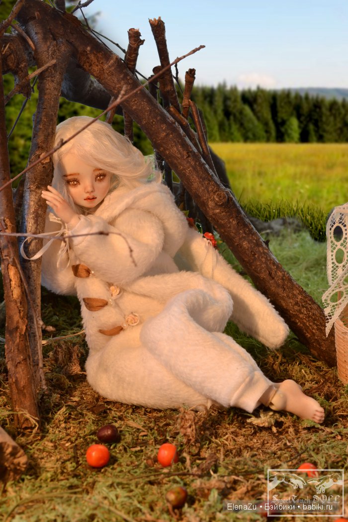 Осеннее настроение. Авторская шарнирная кукла (фото 6)