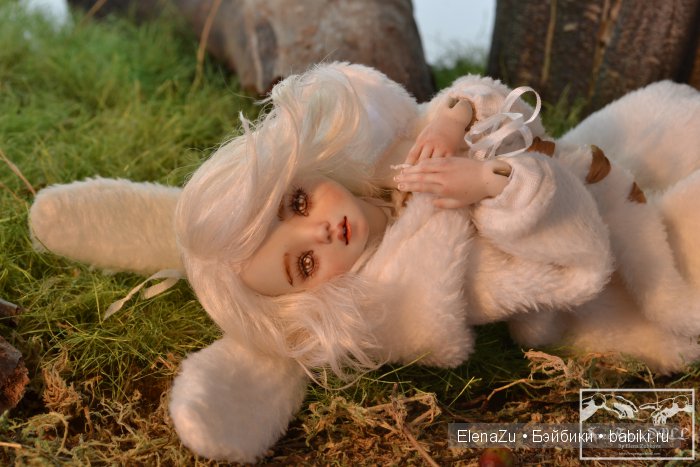 Осеннее настроение. Авторская шарнирная кукла (фото 8)