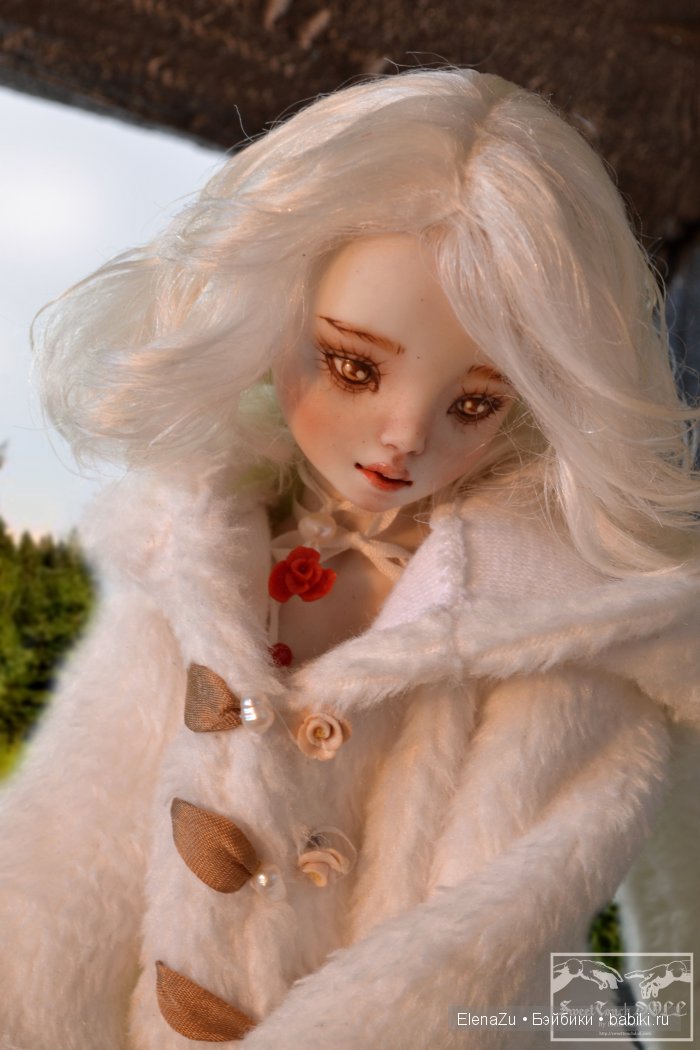 Осеннее настроение. Авторская шарнирная кукла (фото 7)