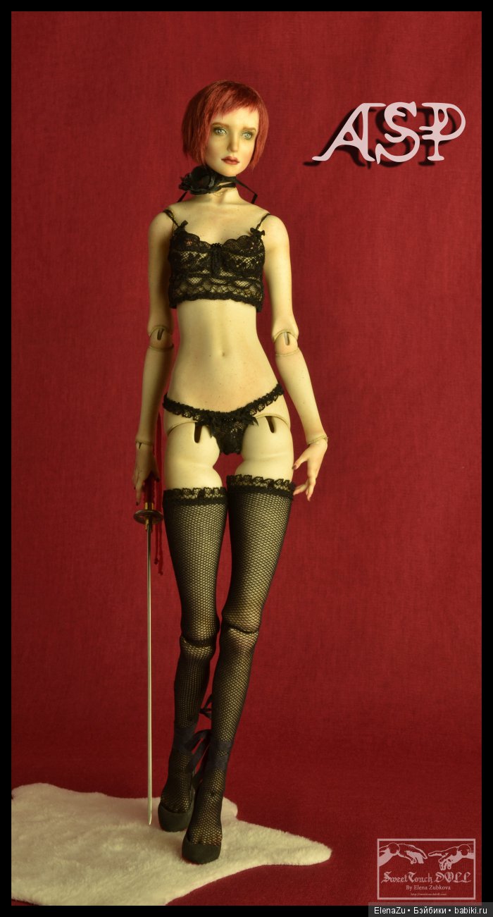 Шарнирная кукла Аспид. Девушка-ассасин от SweetTouchDoll (фото 3)