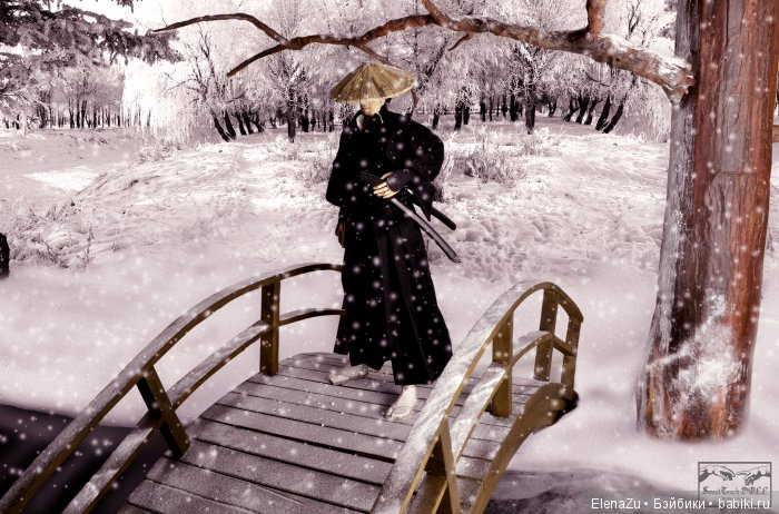 Самурай от SweetTouchDoll. Шарнирная кукла из фарфора (фото 3)