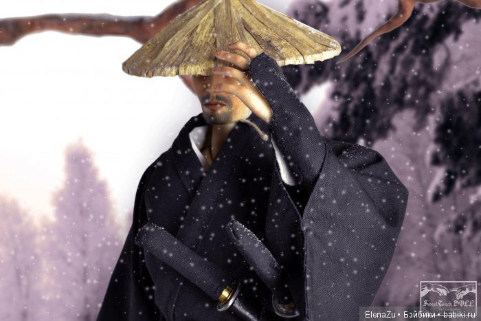 Самурай от SweetTouchDoll. Шарнирная кукла из фарфора (фото 4)