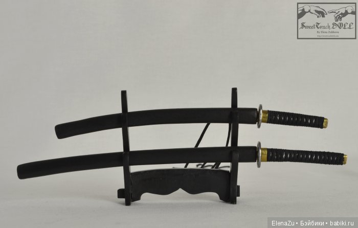 Самурай от SweetTouchDoll. Шарнирная кукла из фарфора