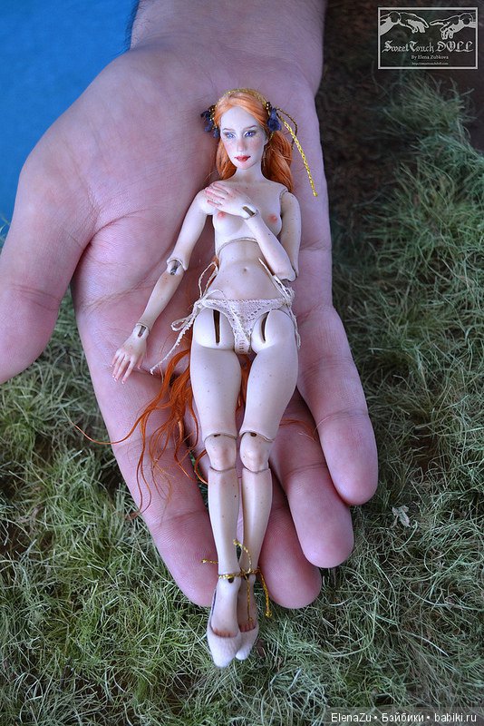 Миниатюрная фарфоровая шарнирная фея "Игнис" от SweetTouchDoll (фото 8)