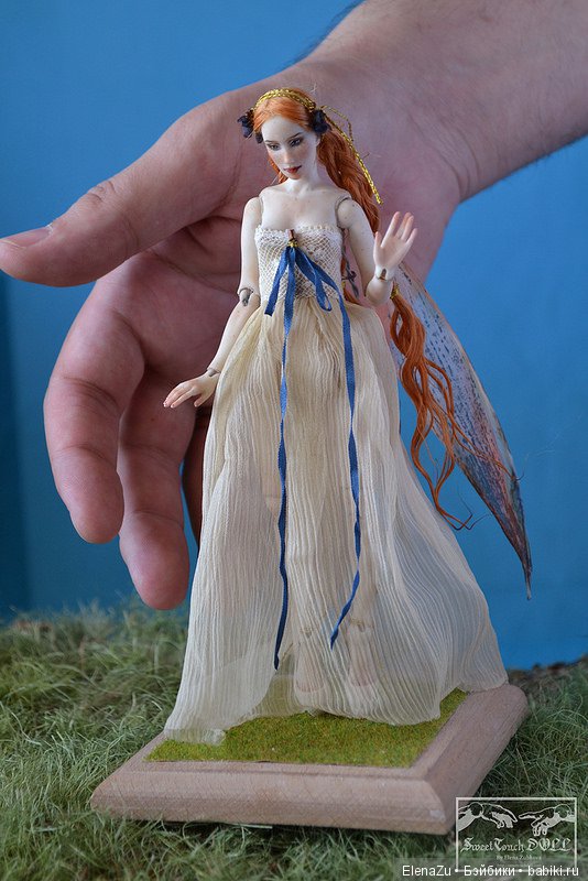 Миниатюрная фарфоровая шарнирная фея "Игнис" от SweetTouchDoll