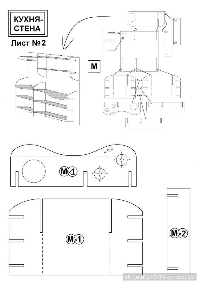 Кухня - стена. Творим волшебство для малышек обитсу (фото 2)