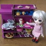 Кухня - стена. Творим волшебство для малышек обитсу