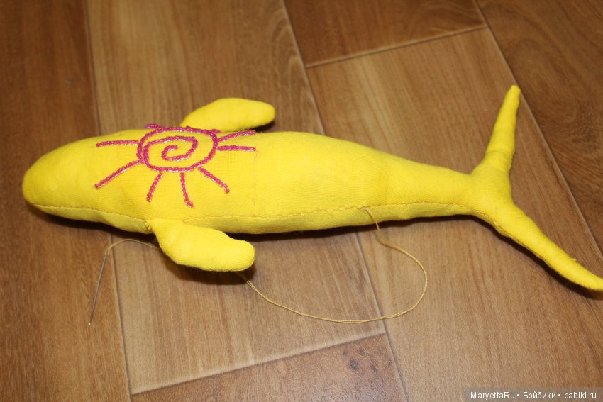 Солнечный Кит — Текстильные игрушки и примитивы: кофейные