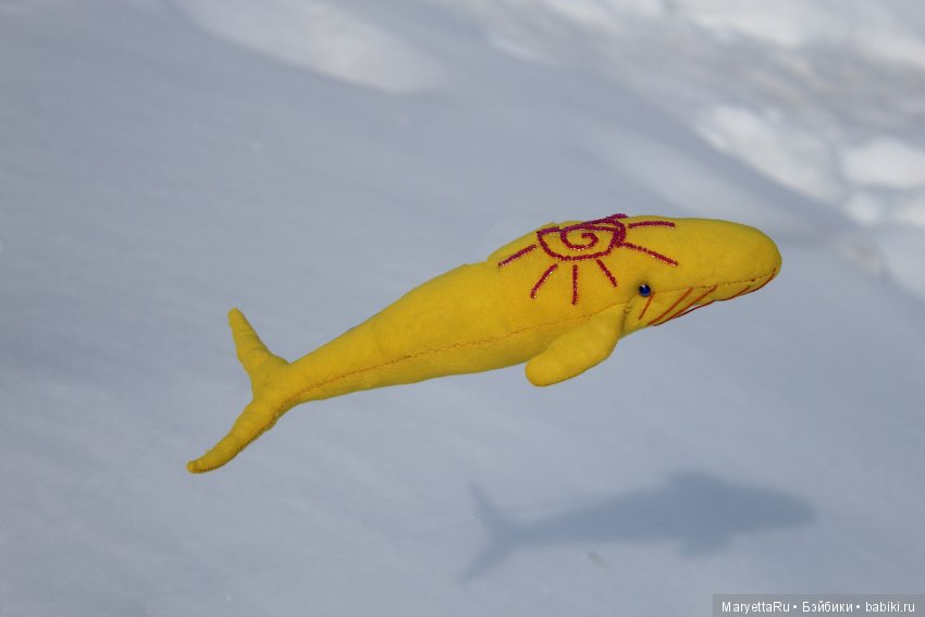 Солнечный Кит | Бэйбики Солнечный Кит — Текстильные игрушки и примитивы: кофейные