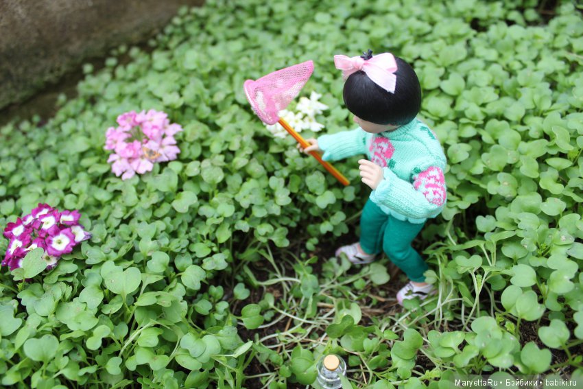 Мелоди и бабочка — Экшн