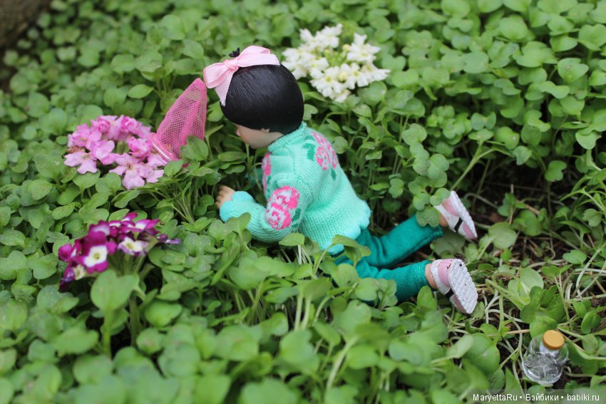 Мелоди и бабочка — Экшн