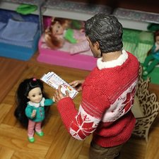 Дед Мороз и эльфы. Первая легенда новогодних эльфов