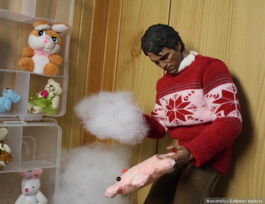 Дед Мороз и эльфы. Плюшевый цех