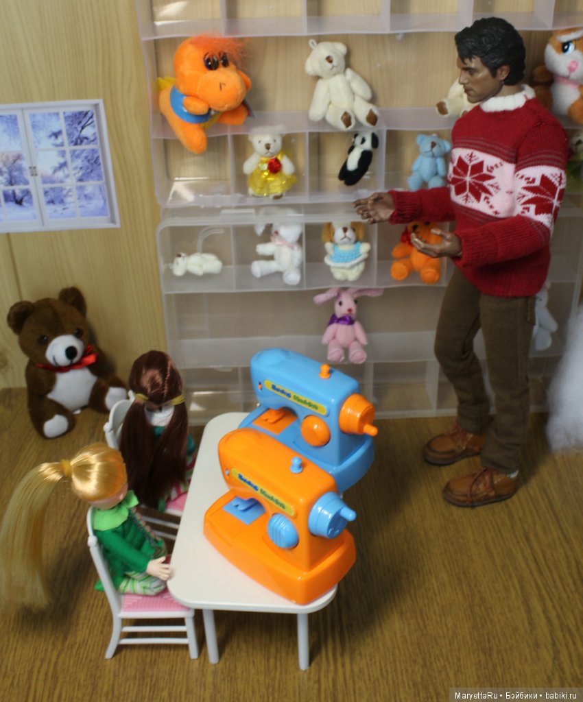 Дед Мороз и эльфы. Плюшевый цех (фото 6)