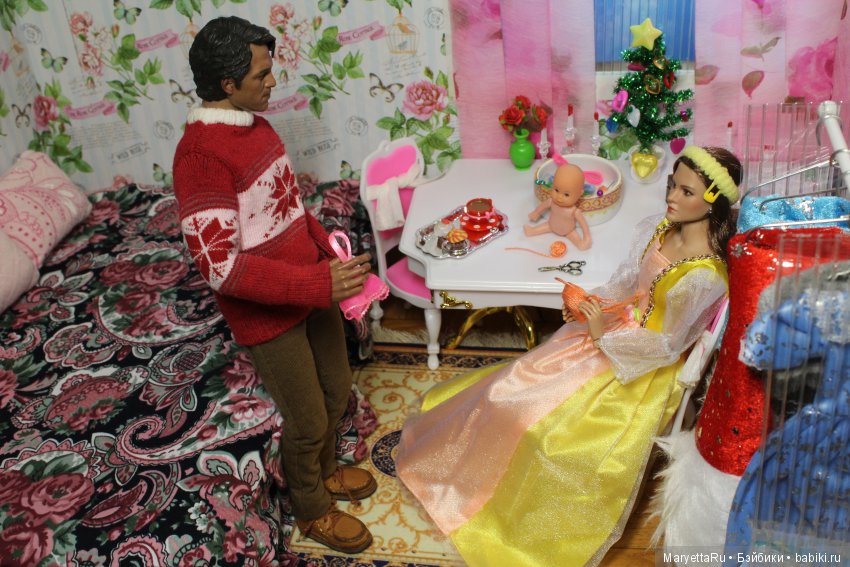 Дед Мороз и эльфы. Кукольный цех