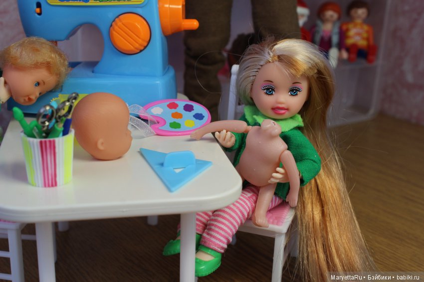 Дед Мороз и эльфы. Кукольный цех