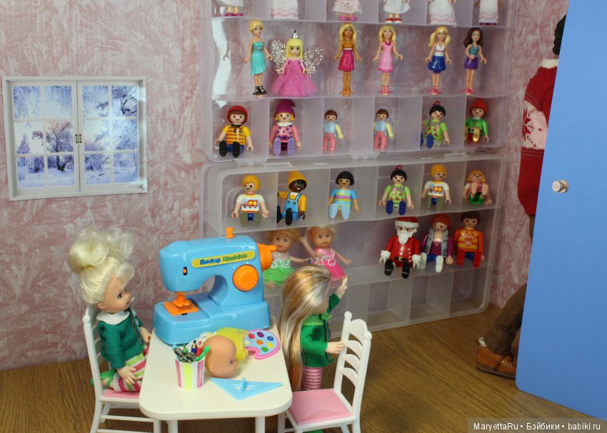 Дед Мороз и эльфы. Кукольный цех