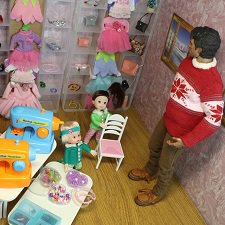 Дед Мороз и эльфы. Швейный цех