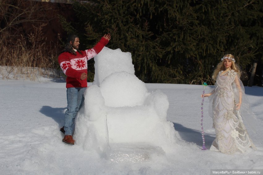Богиня и снежный трон — Кукольные фотоистории и сериалы: комиксы (фото 10)
