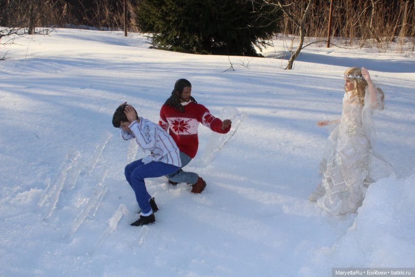 Богиня и снежный трон — Кукольные фотоистории и сериалы: комиксы