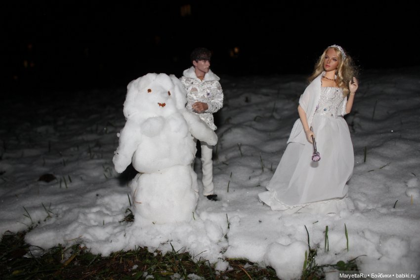 Их снежная баба — Кукольные фотоистории и сериалы: комиксы