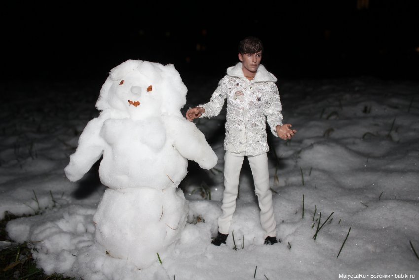 Их снежная баба — Кукольные фотоистории и сериалы: комиксы