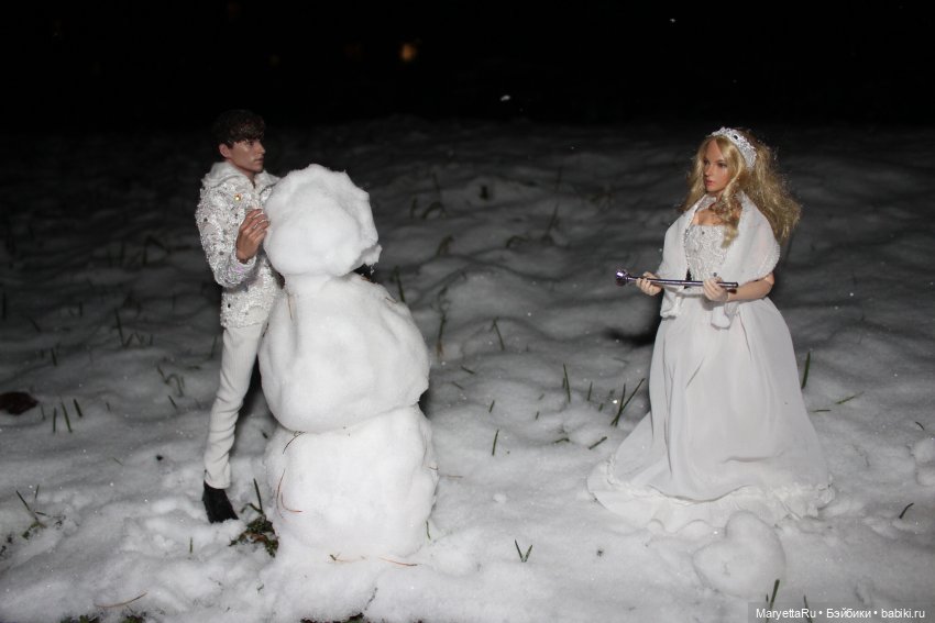 Их снежная баба — Кукольные фотоистории и сериалы: комиксы