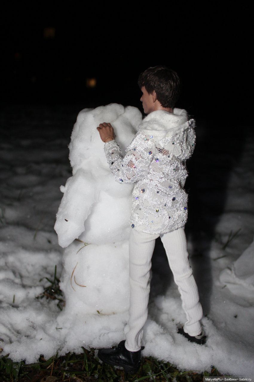 Их снежная баба — Кукольные фотоистории и сериалы: комиксы