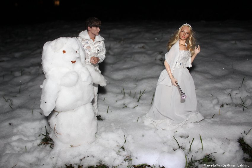 Их снежная баба — Кукольные фотоистории и сериалы: комиксы