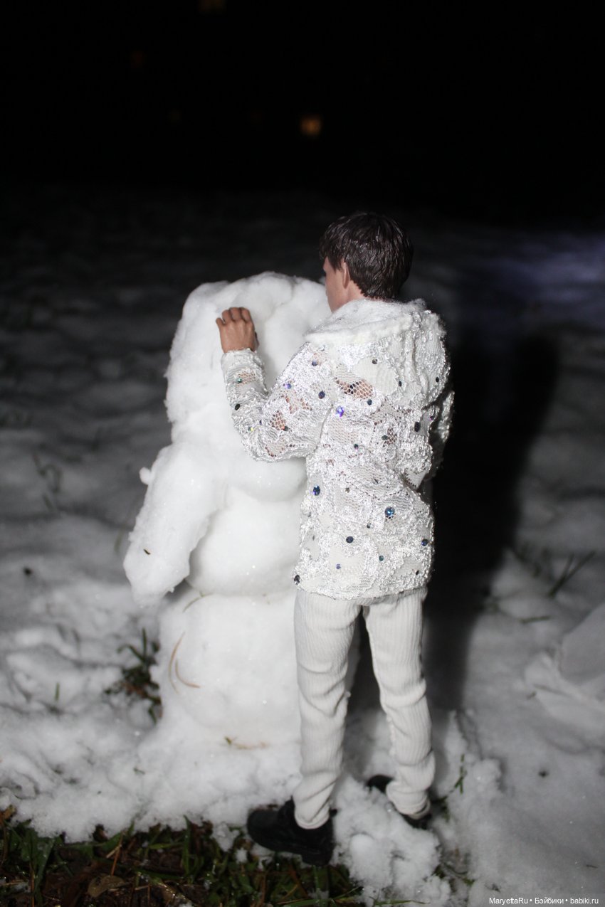 Их снежная баба — Кукольные фотоистории и сериалы: комиксы
