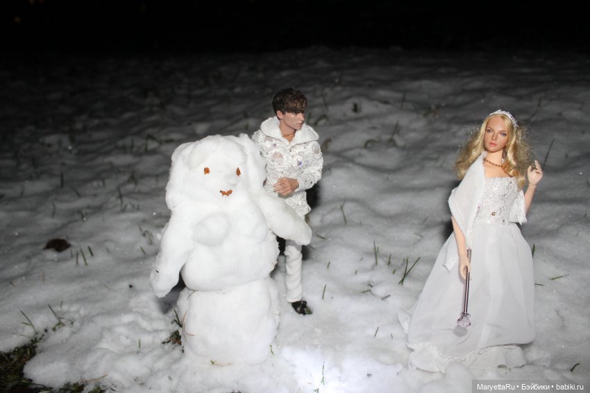 Их снежная баба — Кукольные фотоистории и сериалы: комиксы