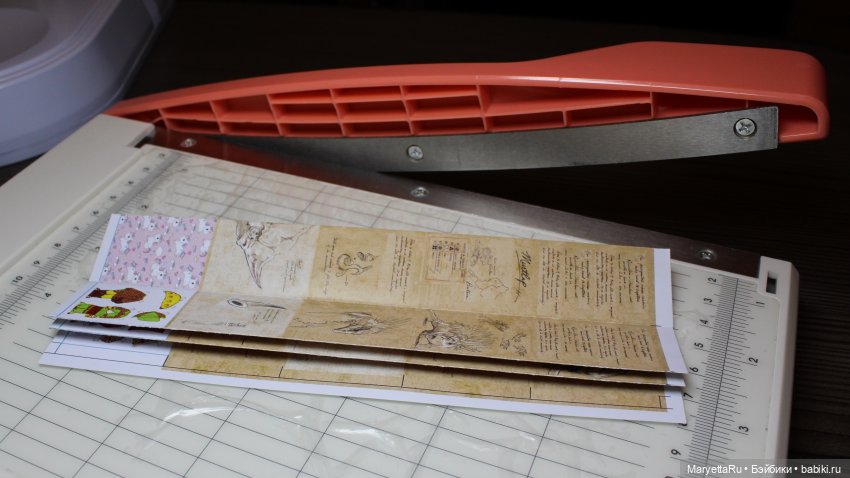 Как я клею мини-книги — Создание миниатюры: МК