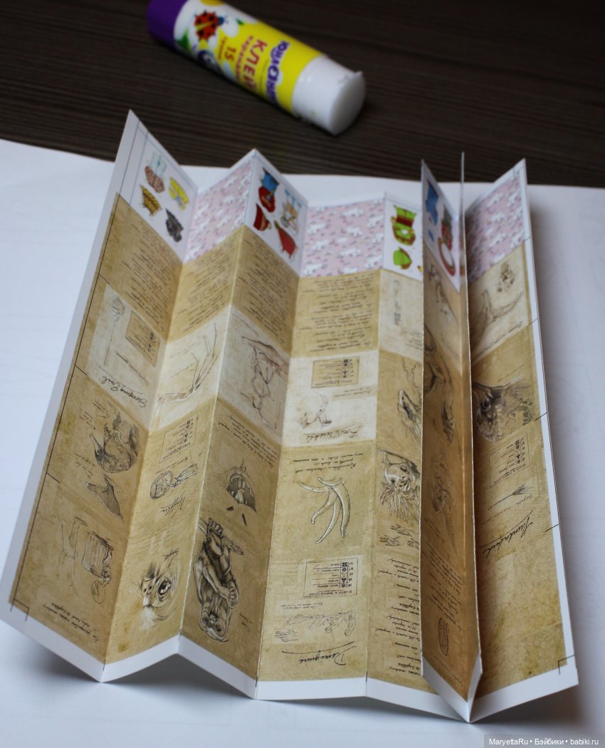 Как я клею мини-книги — Создание миниатюры: МК