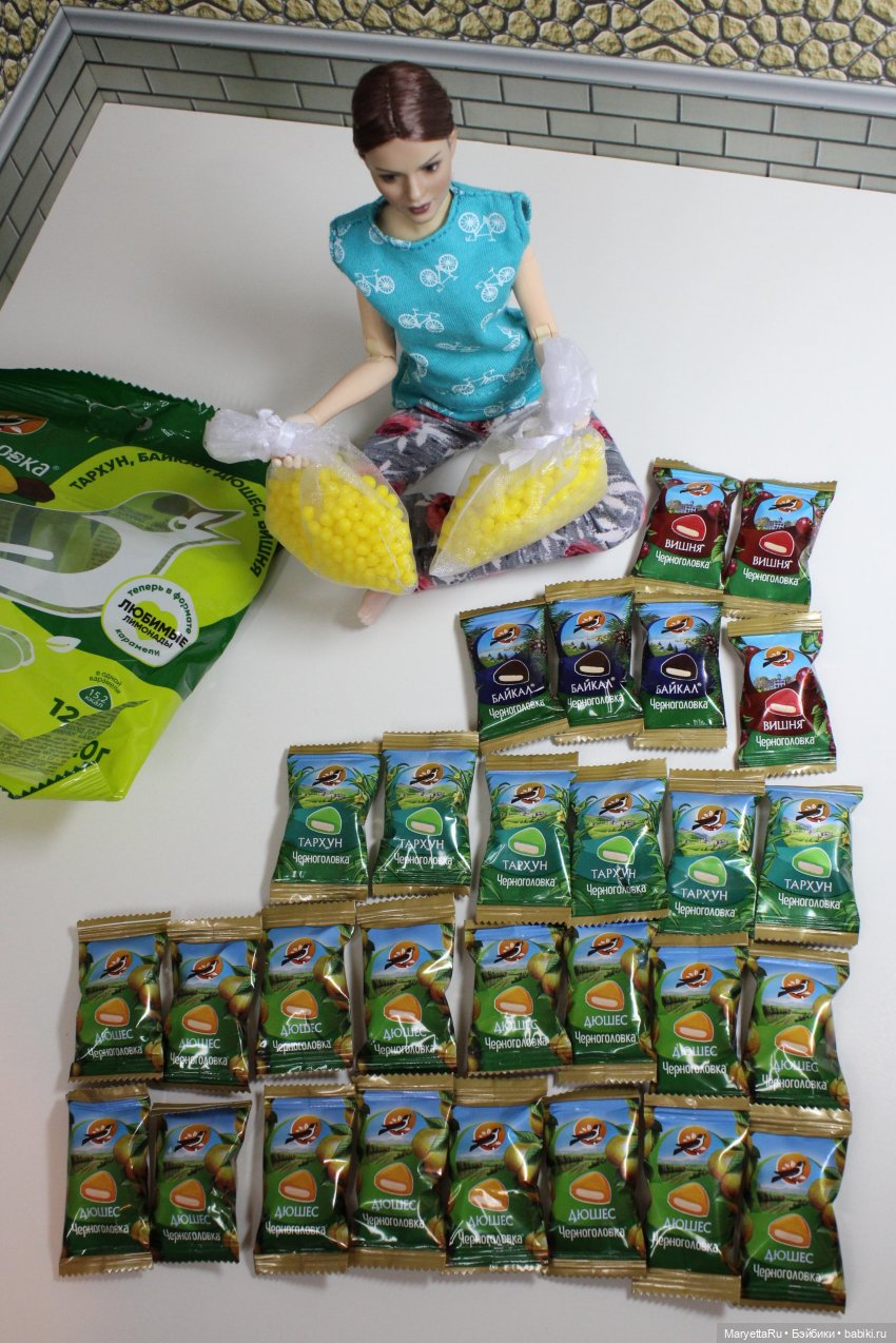 Пакет с леденцами | Бэйбики Пакет с леденцами — Как сделать аксессуары для кукол: сумки (фото 6)