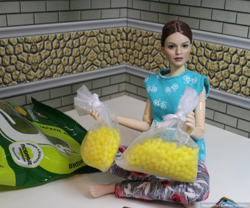 Пакет с леденцами | Бэйбики Пакет с леденцами — Как сделать аксессуары для кукол: сумки (фото 4)