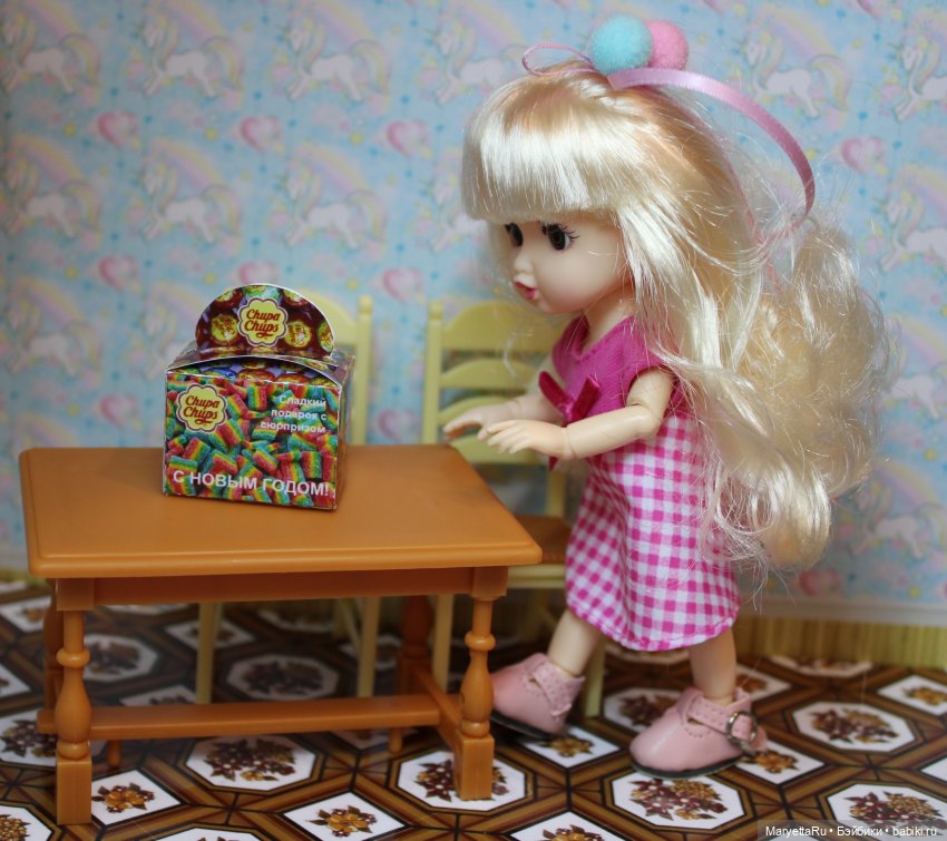 Кукольный сладкий подарок «Чупа-чупс» (фото 3)