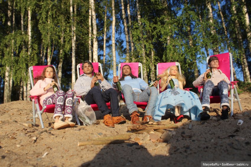 Куколки и закат — Кукольные фотоистории и сериалы: комиксы