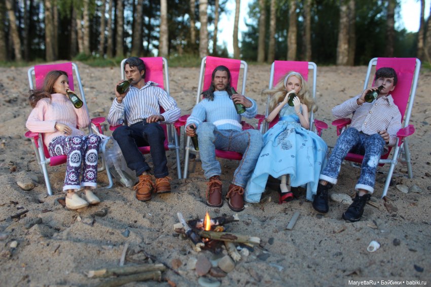 Куколки и закат — Кукольные фотоистории и сериалы: комиксы