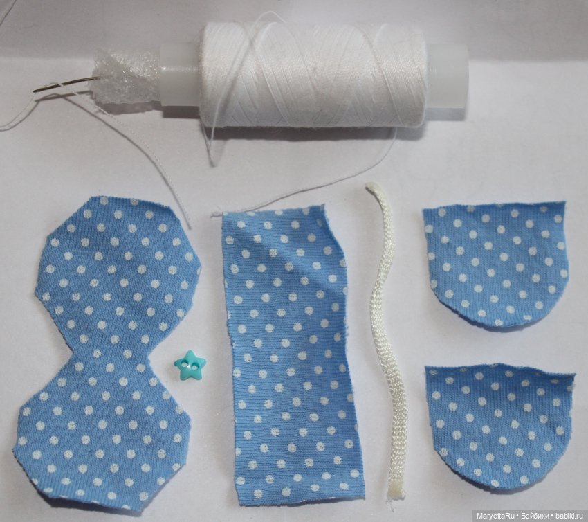 Шьём песочник, шапочку, носки для малышки зуру (фото 3)