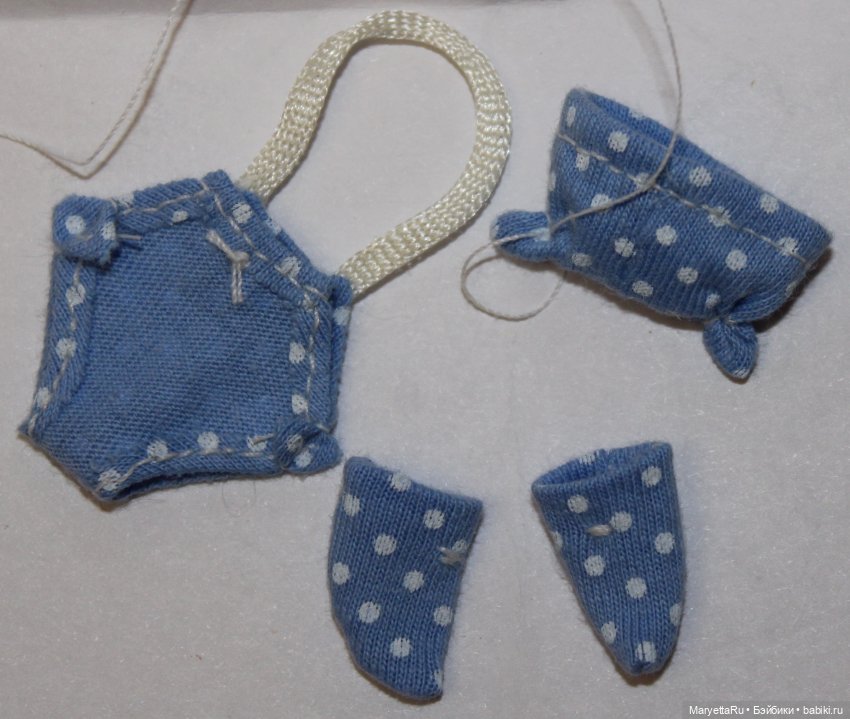 Шьём песочник, шапочку, носки для малышки зуру (фото 7)