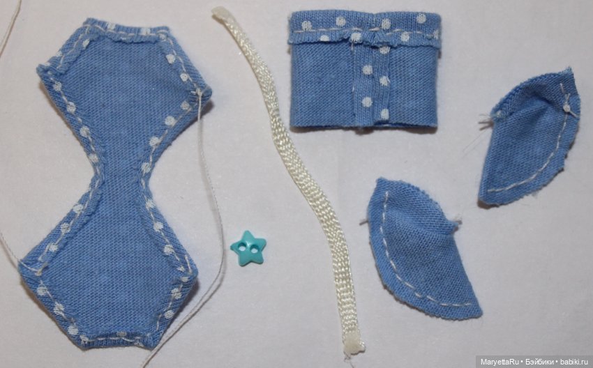 Шьём песочник, шапочку, носки для малышки зуру (фото 5)