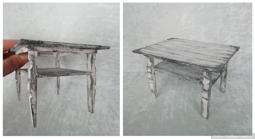 Бюджетный стол — Румбоксы и кукольные интерьеры: фото (фото 2)