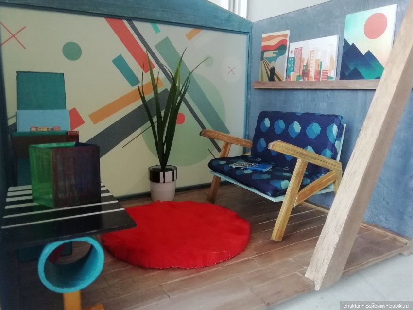 Абстрактный румбокс — Румбоксы и кукольные интерьеры: фото