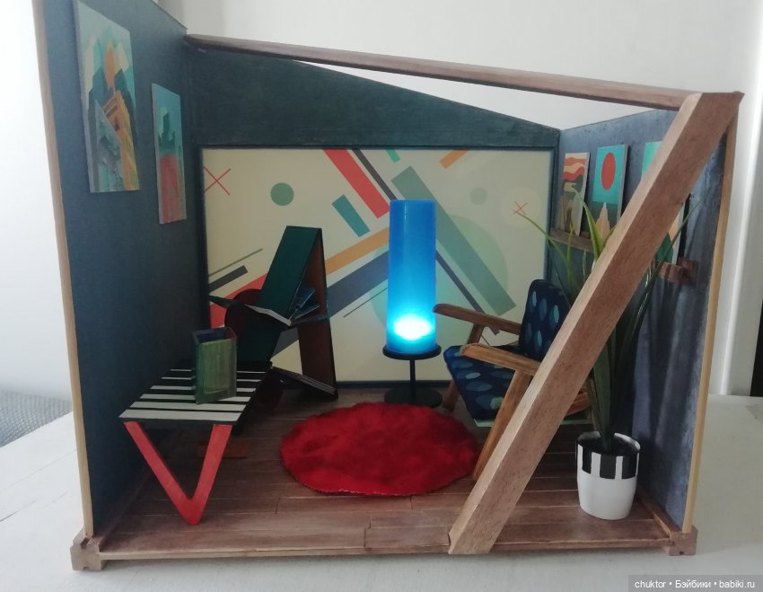 Абстрактный румбокс — Румбоксы и кукольные интерьеры: фото