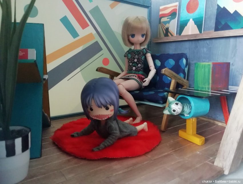 Абстрактный румбокс — Румбоксы и кукольные интерьеры: фото